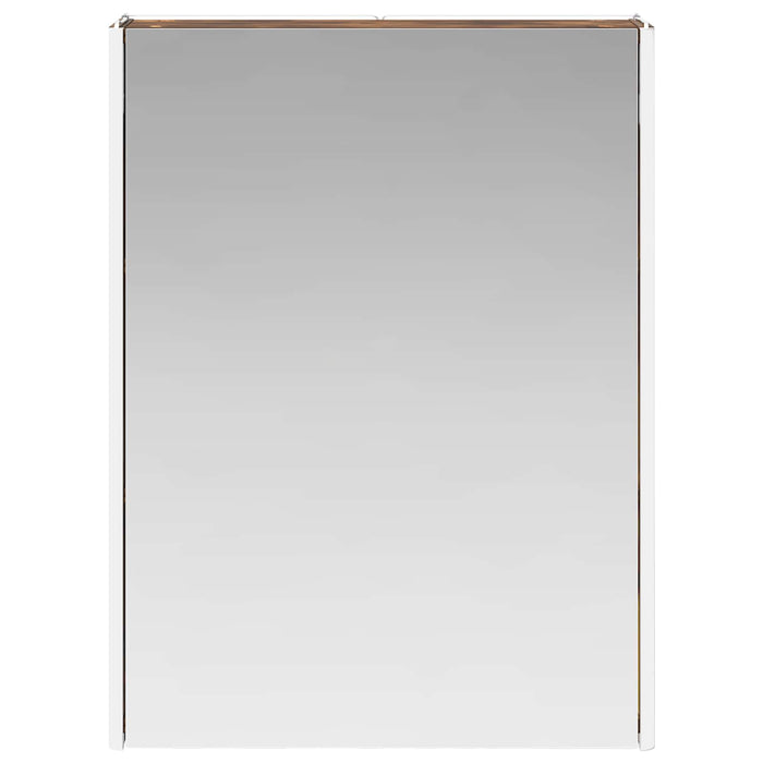 Dulap cu oglindă pentru baie Stejar fumuriu 73.5 x 15.5 x 70 cm - WALTI WALTI