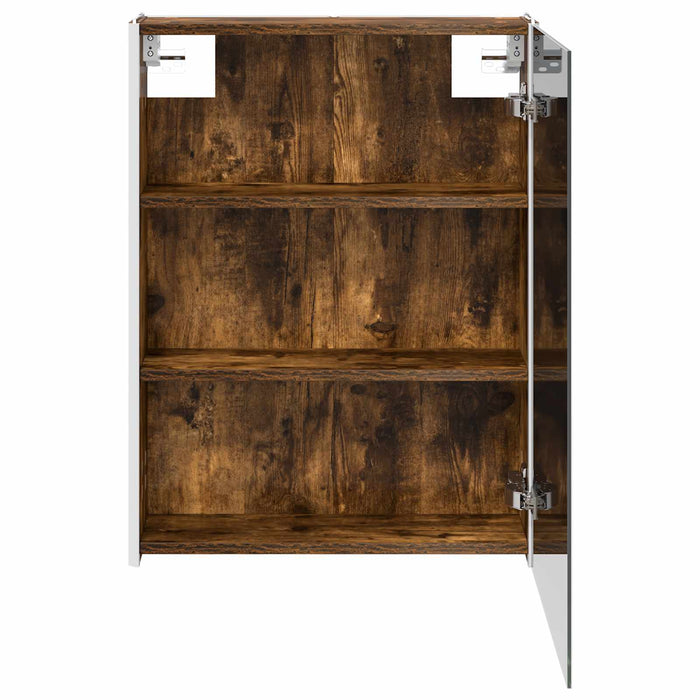 Dulap cu oglindă pentru baie Stejar fumuriu 73.5 x 15.5 x 70 cm - WALTI WALTI