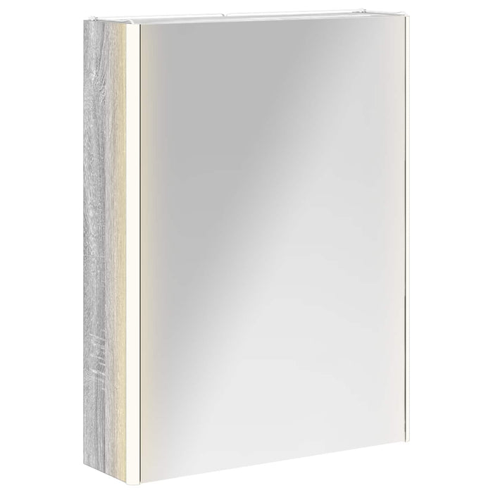 Dulap cu oglindă pentru baie Gri Sonoma 53,5 x 15,5 x 70 cm - WALTI WALTI
