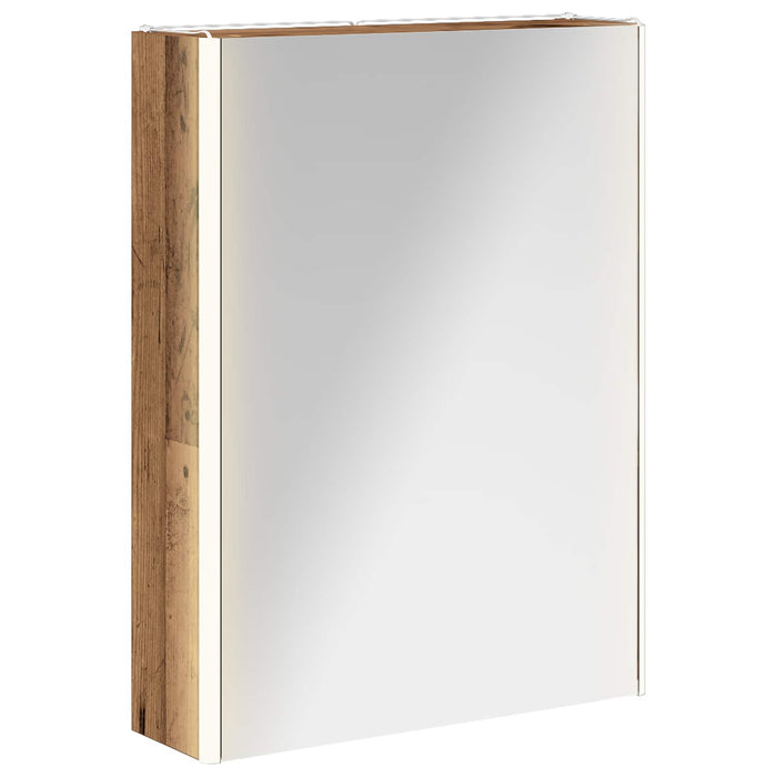 Dulap cu oglindă pentru baie Lemn vechi 53,5 x 15,5 x 70 cm - WALTI WALTI