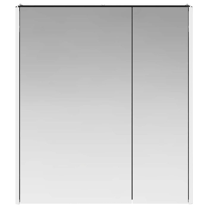 Dulap cu oglindă pentru baie Stejar Negru 63,5 x 15,5 x 70 cm - WALTI WALTI