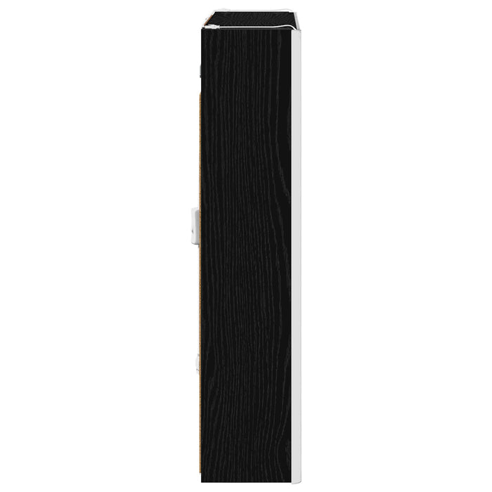 Dulap cu oglindă pentru baie Stejar Negru 63,5 x 15,5 x 70 cm - WALTI WALTI
