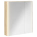 Dulap cu oglindă pentru baie Stejar Sonoma 63,5 x 15,5 x 70 cm - WALTI WALTI
