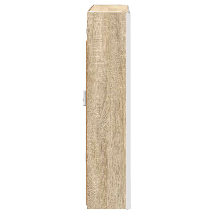 Dulap cu oglindă pentru baie Stejar Sonoma 63,5 x 15,5 x 70 cm - WALTI WALTI