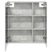 Dulap cu oglindă pentru baie Gri din beton 63,5 x 15,5 x 70 cm - WALTI WALTI