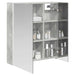 Dulap cu oglindă pentru baie Gri din beton 63,5 x 15,5 x 70 cm - WALTI WALTI
