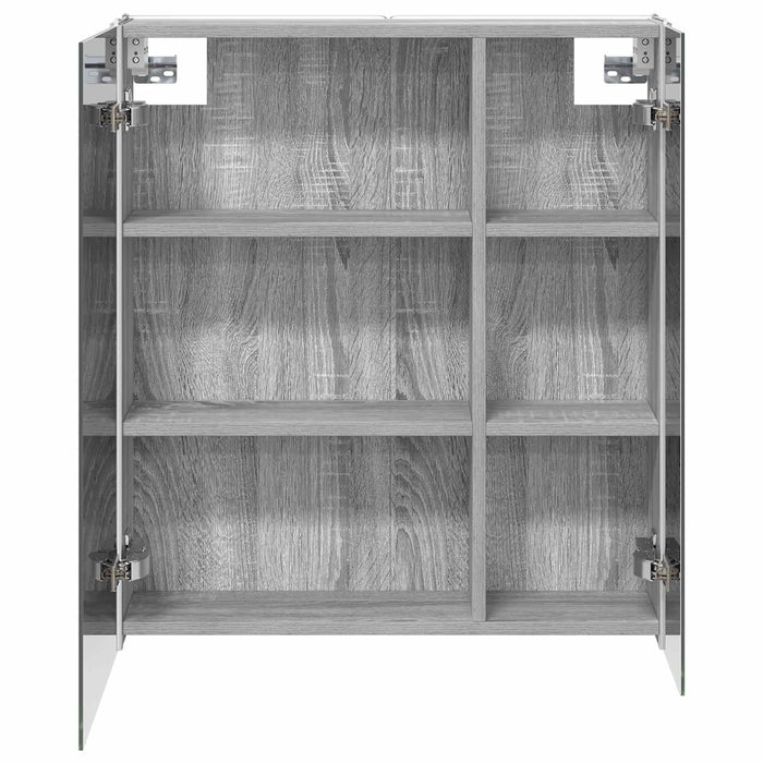Dulap cu oglindă pentru baie Gri Sonoma 63,5 x 15,5 x 70 cm - WALTI WALTI