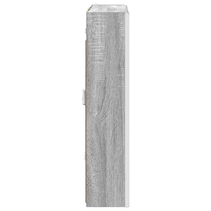 Dulap cu oglindă pentru baie Gri Sonoma 63,5 x 15,5 x 70 cm - WALTI WALTI