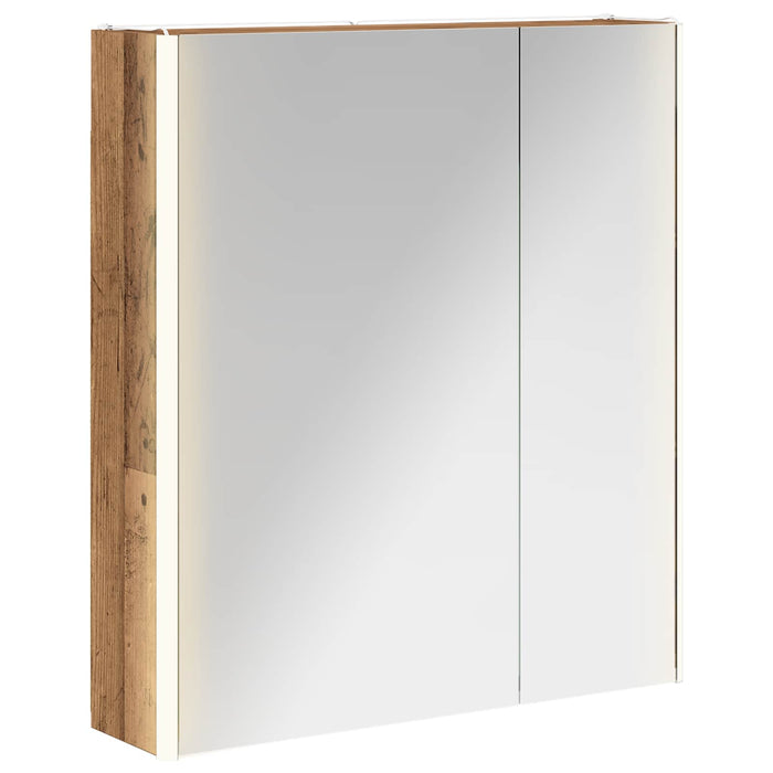 Dulap cu oglindă pentru baie Lemn vechi 63,5 x 15,5 x 70 cm - WALTI WALTI