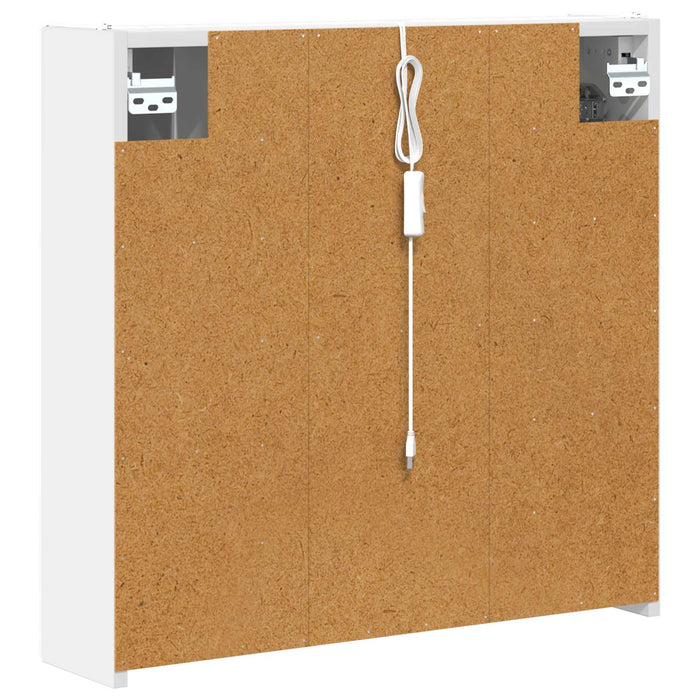 Dulap cu oglindă pentru baie Alb 63,5 x 15,5 x 60,5 cm - WALTI WALTI