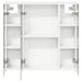 Dulap cu oglindă pentru baie Alb 63,5 x 15,5 x 60,5 cm - WALTI WALTI
