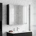Dulap cu oglindă pentru baie Stejar Negru 63,5 x 15,5 x 60,5 cm - WALTI WALTI