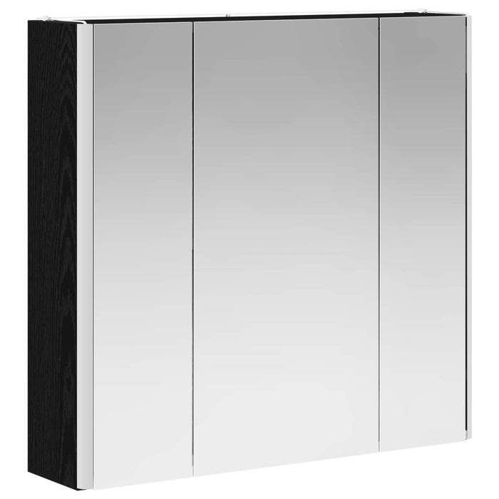 Dulap cu oglindă pentru baie Stejar Negru 63,5 x 15,5 x 60,5 cm - WALTI WALTI