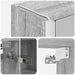 Dulap cu oglindă pentru baie Gri Sonoma 63,5 x 15,5 x 60,5 cm - WALTI WALTI