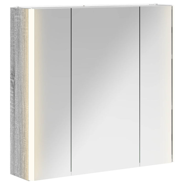 Dulap cu oglindă pentru baie Gri Sonoma 63,5 x 15,5 x 60,5 cm - WALTI WALTI