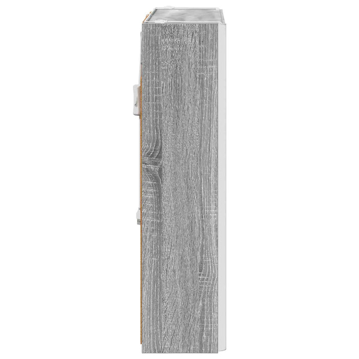 Dulap cu oglindă pentru baie Gri Sonoma 63,5 x 15,5 x 60,5 cm - WALTI WALTI