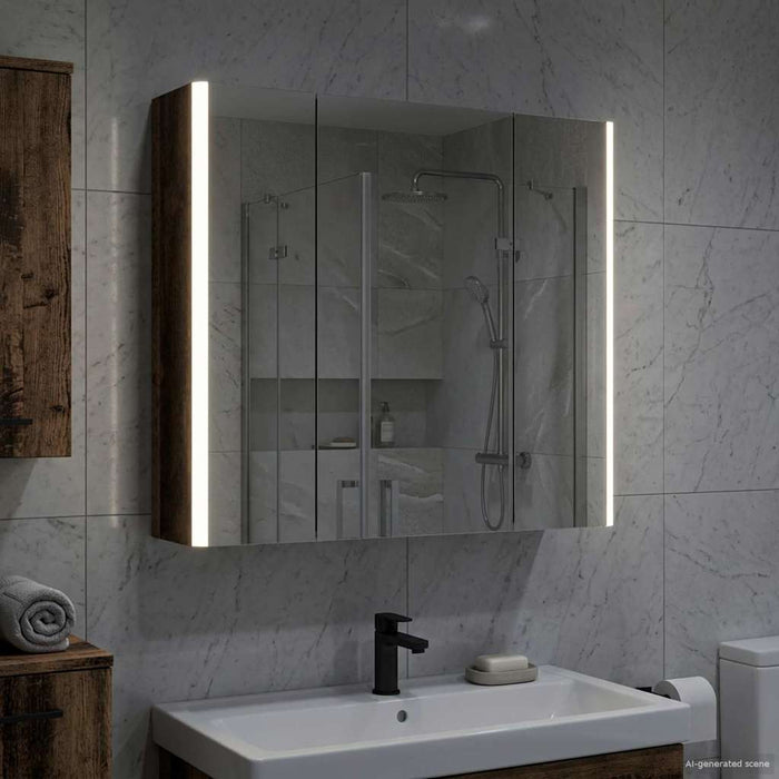 Dulap cu oglindă pentru baie Lemn vechi 63,5 x 15,5 x 60,5 cm - WALTI WALTI