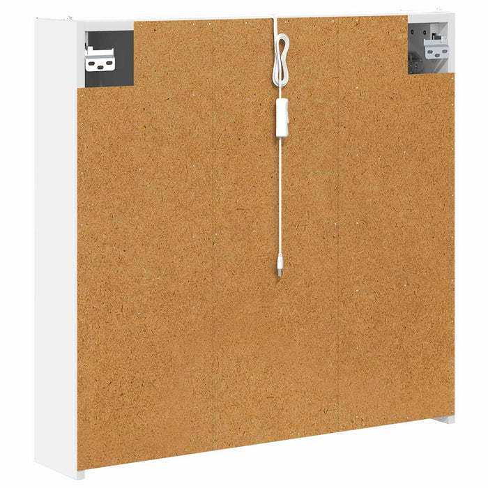 Dulap cu oglindă pentru baie cu raft Alb 73.5 x 15.5 x 70 cm - WALTI WALTI