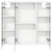 Dulap cu oglindă pentru baie cu raft Alb 73.5 x 15.5 x 70 cm - WALTI WALTI