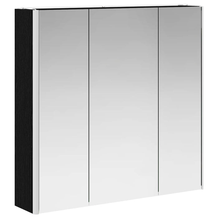 Dulap cu oglindă pentru baie Stejar Negru 73.5 x 15.5 x 70 cm - WALTI WALTI
