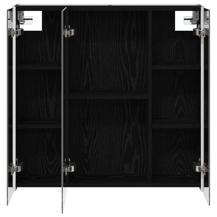 Dulap cu oglindă pentru baie Stejar Negru 73.5 x 15.5 x 70 cm - WALTI WALTI