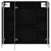 Dulap cu oglindă pentru baie Stejar Negru 73.5 x 15.5 x 70 cm - WALTI WALTI