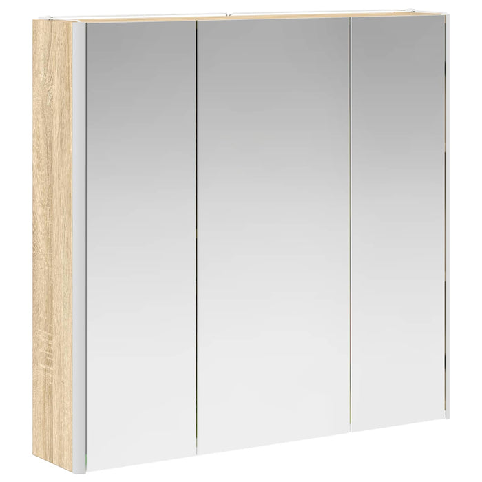 Dulap cu oglindă pentru baie Stejar Sonoma 73.5 x 15.5 x 70 cm - WALTI WALTI