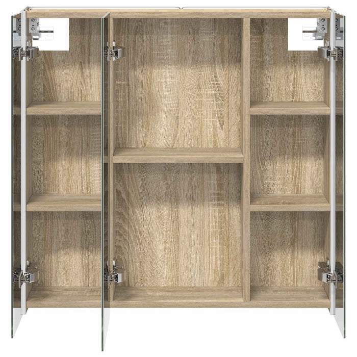 Dulap cu oglindă pentru baie Stejar Sonoma 73.5 x 15.5 x 70 cm - WALTI WALTI