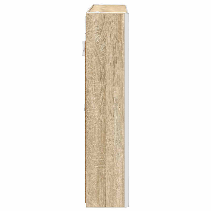 Dulap cu oglindă pentru baie Stejar Sonoma 73.5 x 15.5 x 70 cm - WALTI WALTI