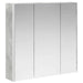 Dulap cu oglindă pentru baie Gri din beton 73.5 x 15.5 x 70 cm - WALTI WALTI