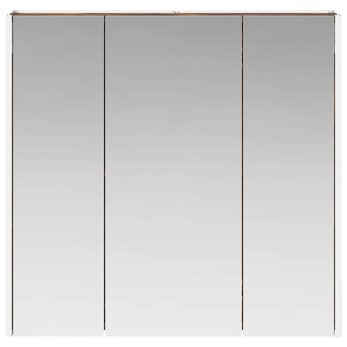 Dulap cu oglindă pentru baie Stejar fumuriu 73.5 x 15.5 x 70 cm - WALTI WALTI