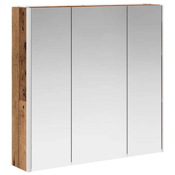 Dulap cu oglindă pentru baie Lemn vechi 73.5 x 15.5 x 70 cm WALTI