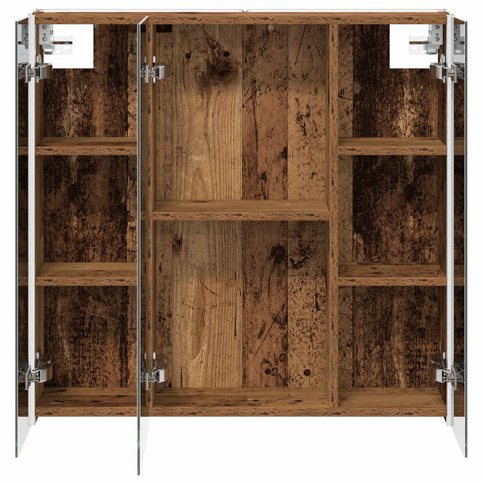 Dulap cu oglindă pentru baie Lemn vechi 73.5 x 15.5 x 70 cm WALTI