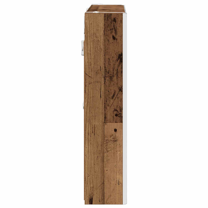 Dulap cu oglindă pentru baie Lemn vechi 73.5 x 15.5 x 70 cm WALTI