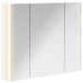 Dulap cu oglindă pentru baie Alb 83,5 x 15,5 x 70 cm - WALTI WALTI