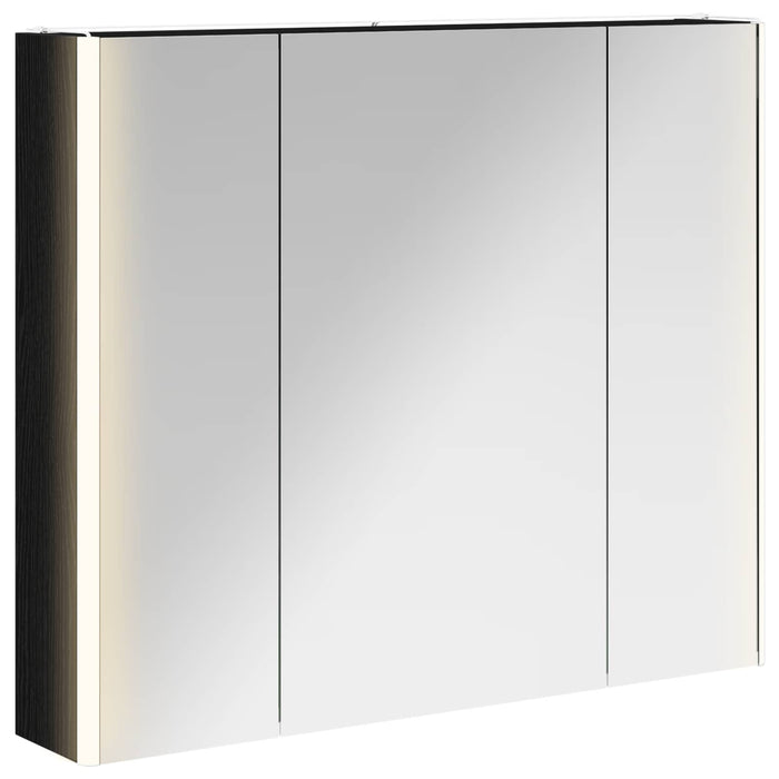Dulap cu oglindă pentru baie Stejar Negru 83,5 x 15,5 x 70 cm - WALTI WALTI