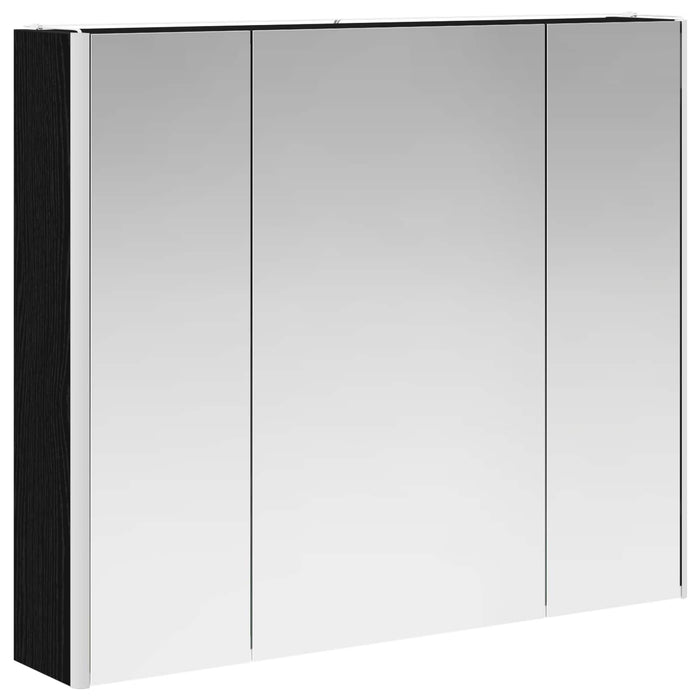 Dulap cu oglindă pentru baie Stejar Negru 83,5 x 15,5 x 70 cm - WALTI WALTI