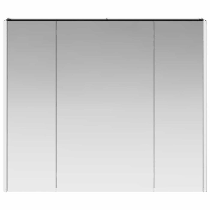 Dulap cu oglindă pentru baie Stejar Negru 83,5 x 15,5 x 70 cm - WALTI WALTI