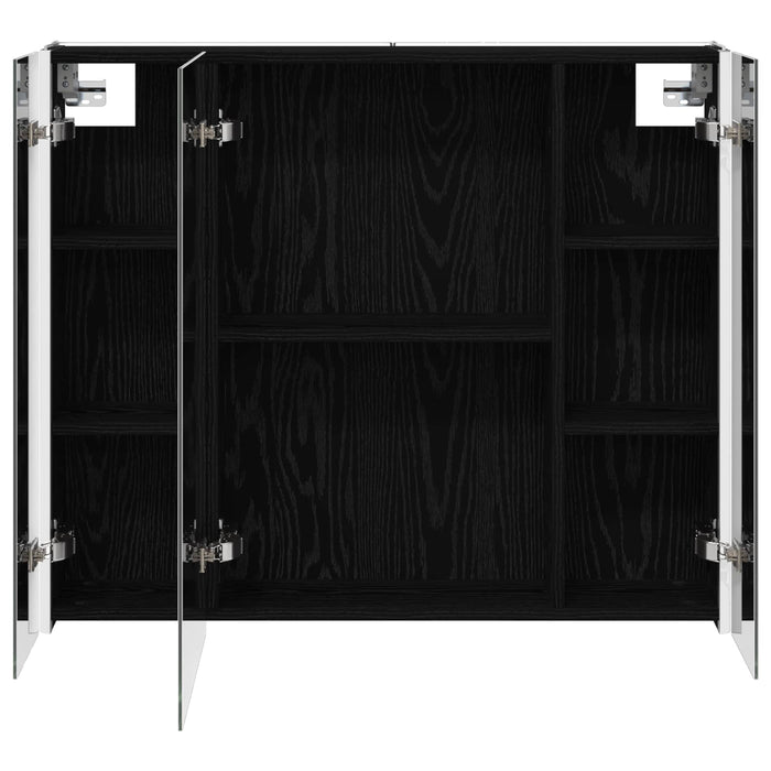 Dulap cu oglindă pentru baie Stejar Negru 83,5 x 15,5 x 70 cm - WALTI WALTI