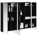 Dulap cu oglindă pentru baie Stejar Negru 83,5 x 15,5 x 70 cm - WALTI WALTI