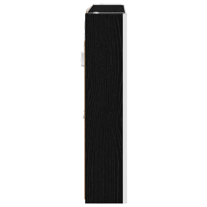 Dulap cu oglindă pentru baie Stejar Negru 83,5 x 15,5 x 70 cm - WALTI WALTI