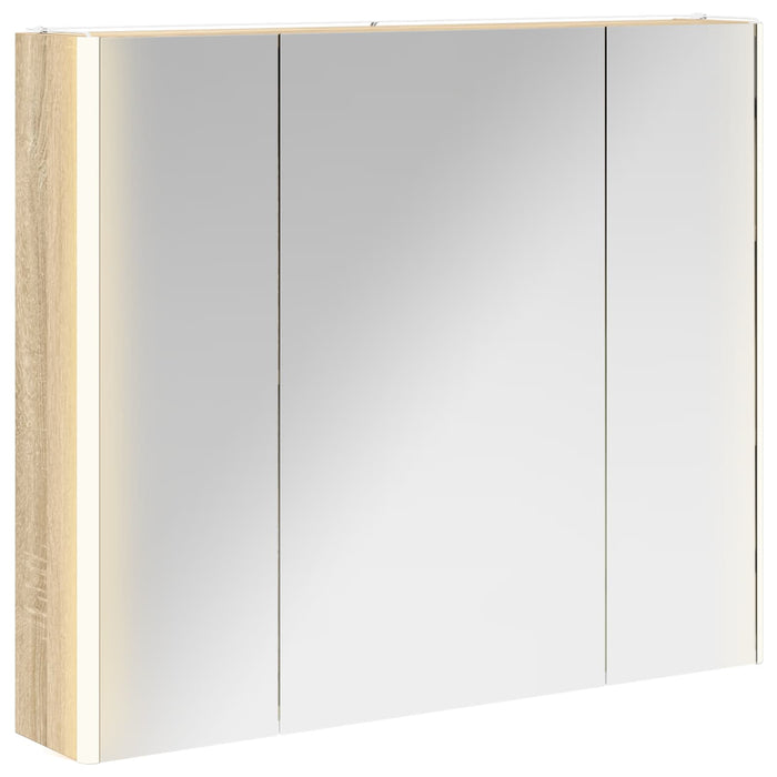 Dulap cu oglindă pentru baie Stejar Sonoma 83,5 x 15,5 x 70 cm - WALTI WALTI