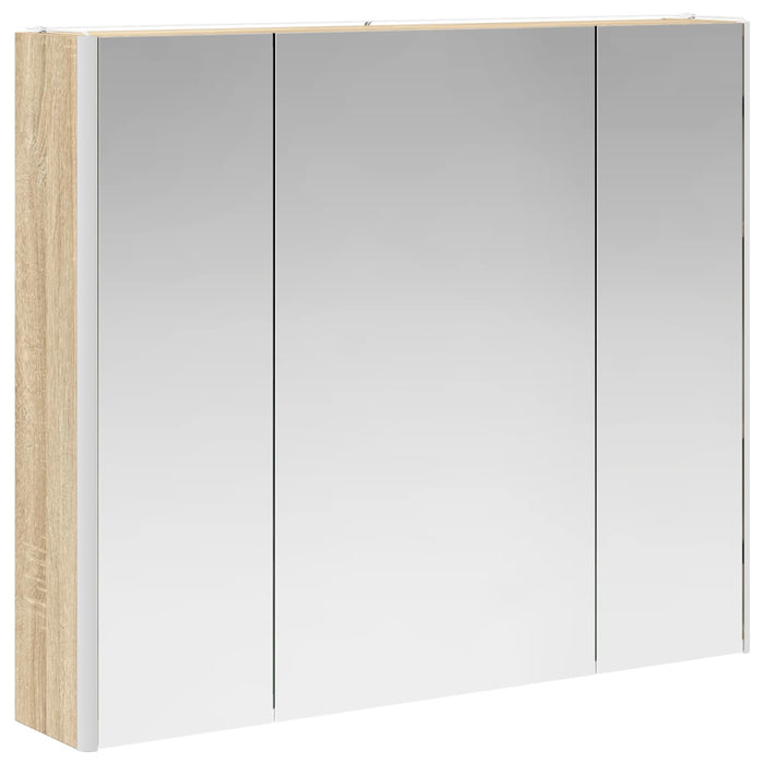 Dulap cu oglindă pentru baie Stejar Sonoma 83,5 x 15,5 x 70 cm - WALTI WALTI