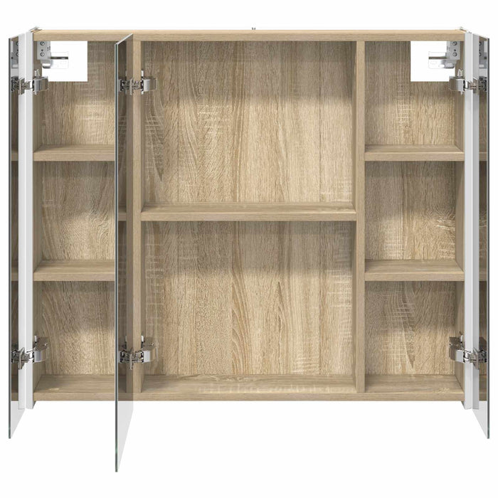 Dulap cu oglindă pentru baie Stejar Sonoma 83,5 x 15,5 x 70 cm - WALTI WALTI