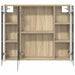Dulap cu oglindă pentru baie Stejar Sonoma 83,5 x 15,5 x 70 cm - WALTI WALTI