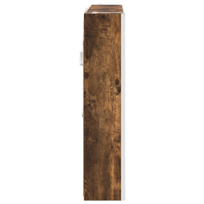Dulap cu oglindă pentru baie Stejar fumuriu 83,5 x 15,5 x 70 cm - WALTI WALTI