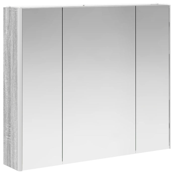Dulap cu oglindă pentru baie Gri Sonoma 83,5 x 15,5 x 70 cm - WALTI WALTI