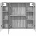 Dulap cu oglindă pentru baie Gri Sonoma 83,5 x 15,5 x 70 cm - WALTI WALTI