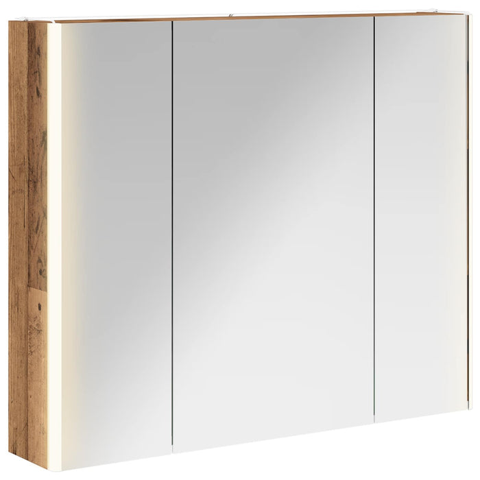 Dulap cu oglindă pentru baie Lemn vechi 83,5 x 15,5 x 70 cm - WALTI WALTI