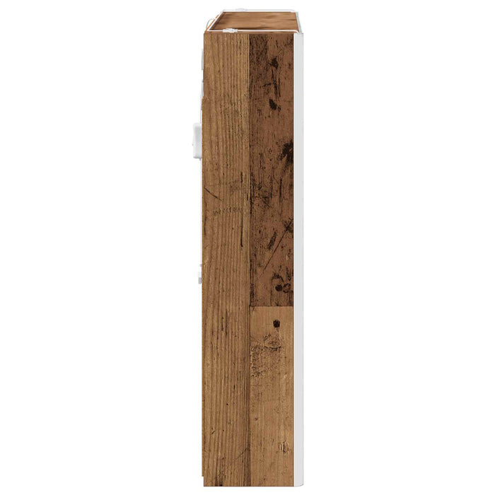 Dulap cu oglindă pentru baie Lemn vechi 83,5 x 15,5 x 70 cm - WALTI WALTI